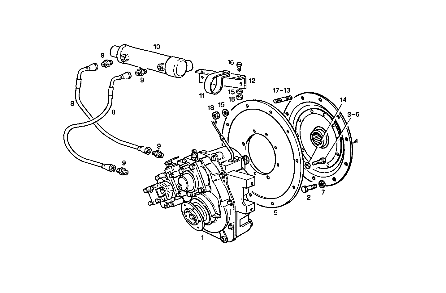 MARINE GEAR TWIN DISC MG 502-1 (ang. 10º) - 8061SRM27.10 8061SRM27 parts diagram