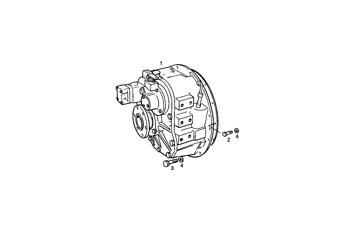 MARINE GEAR TWIN DISC MG 506-1 - 8061M12.00 8061M12 parts diagram
