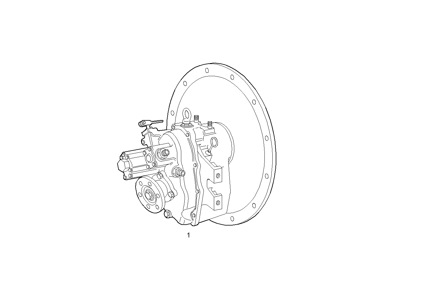 MARINE GEAR - N45MNAM10.01 NEF 4 mechanic. parts diagram