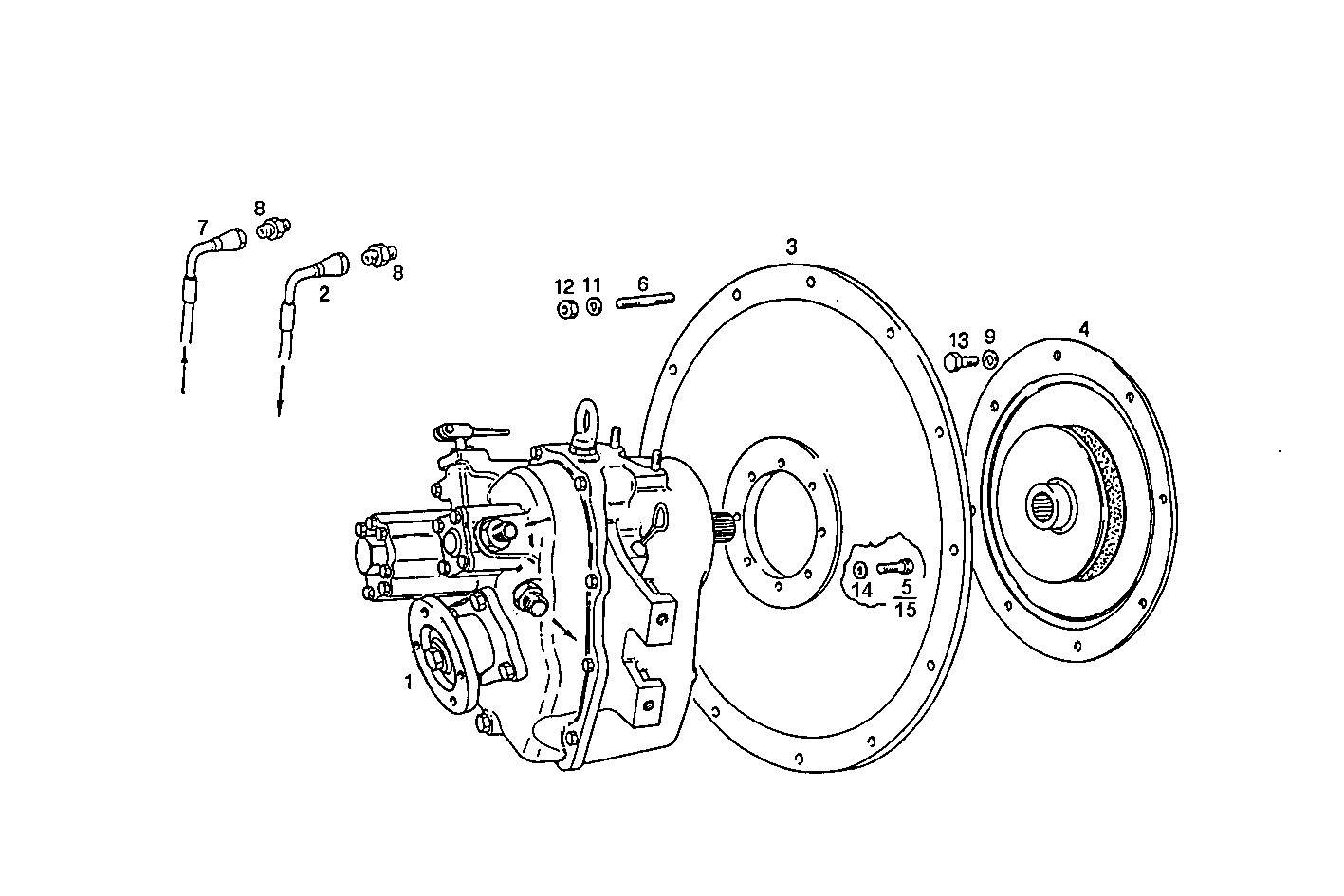 MARINE GEAR TECHNODRIVE TM 800 A - 8060SRM33.10 8060SRM33 parts diagram