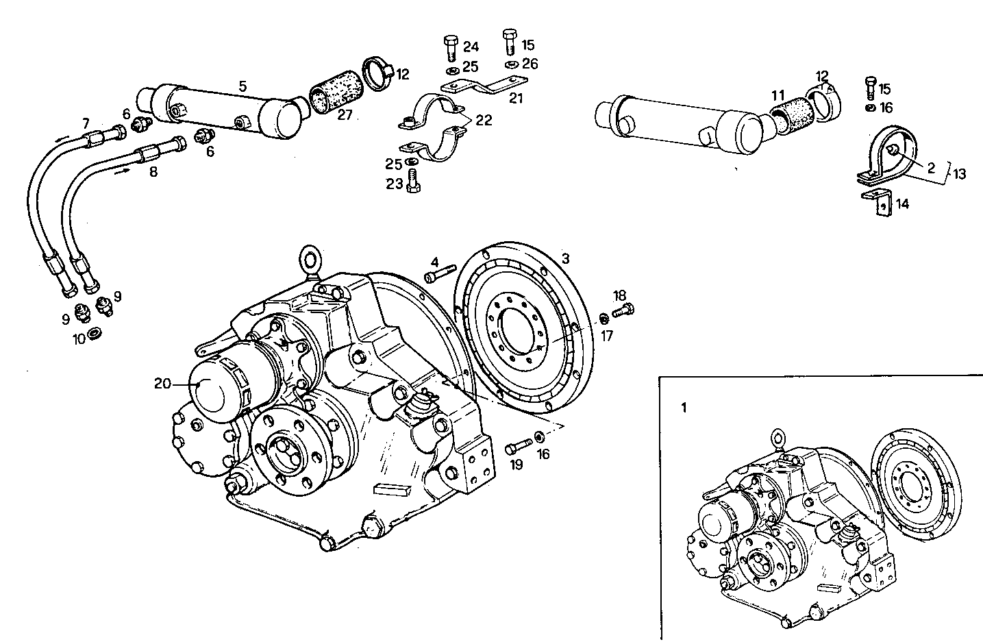 MARINE GEAR ZF-MPM IRM 301 PL2 - 8361SRM38.11 8361SRM38 parts diagram