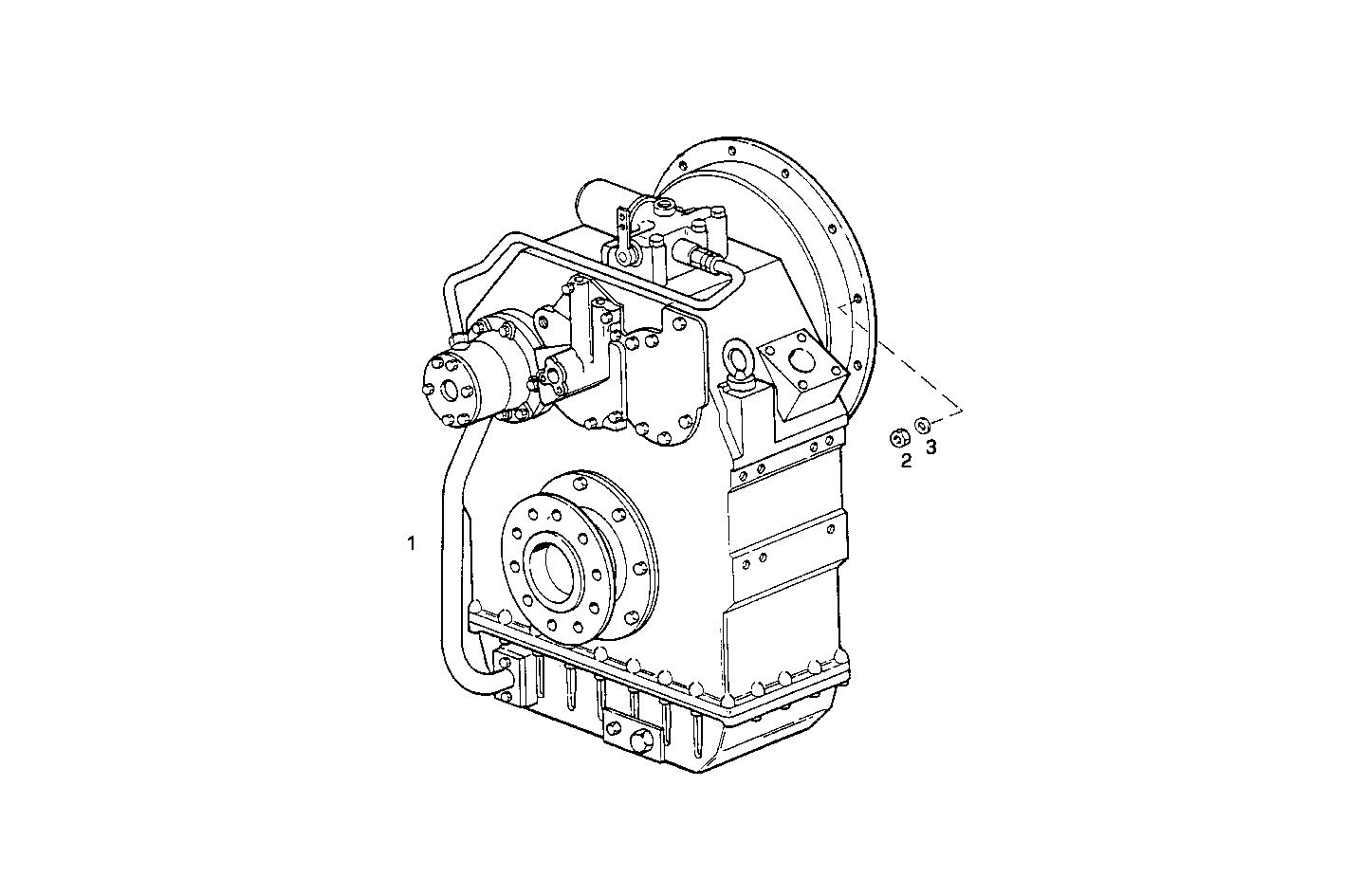 MARINE GEAR ZF- 280 IV - N60ENTM40.10 NEF 6 electron. parts diagram