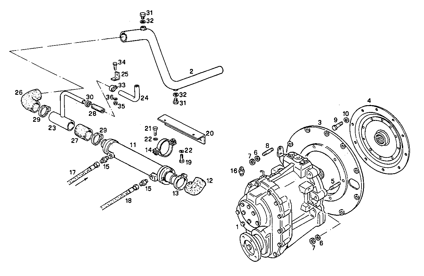 MARINE GEAR ZF-MPM IRM 50 PL2 - 8061M12.21 8061M12 parts diagram