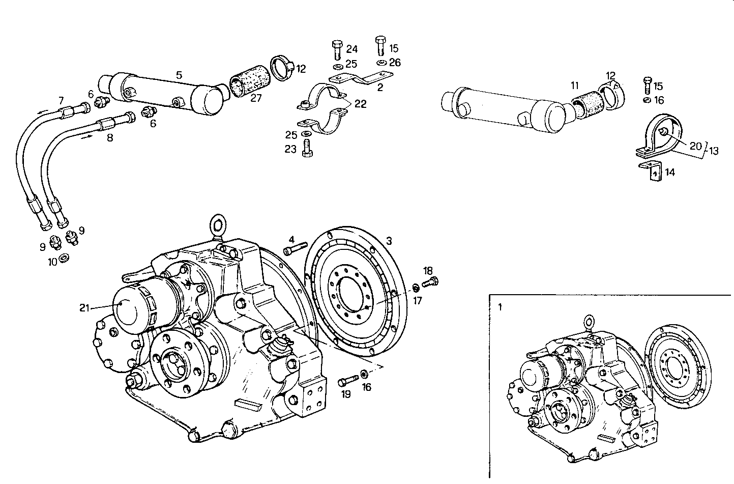 MARINE GEAR ZF-MPM IRM 301 PL2 - 8361SRM38.10 8361SRM38 parts diagram