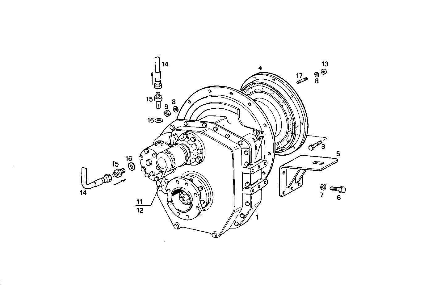MARINE GEAR ZF-MPM IRM 320-1 - 8281M32.10 8281M32 parts diagram