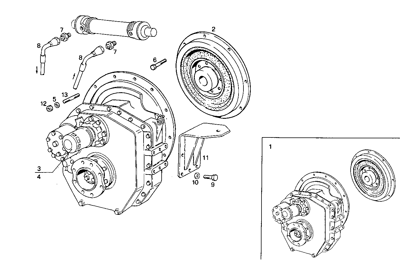 MARINE GEAR ZF-MPM IRM 320-1 - 8460SRM28.12 8460SRM28 parts diagram