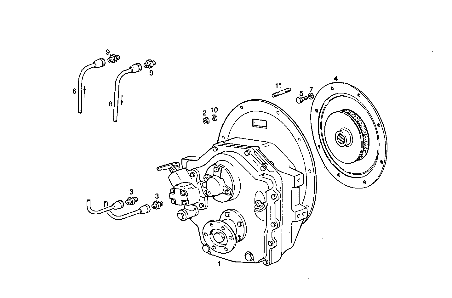 MARINE GEAR ZF-MPM IRM 220 A1 (ang. 10º) - 8061SRM30.10 8061SRM30 parts diagram
