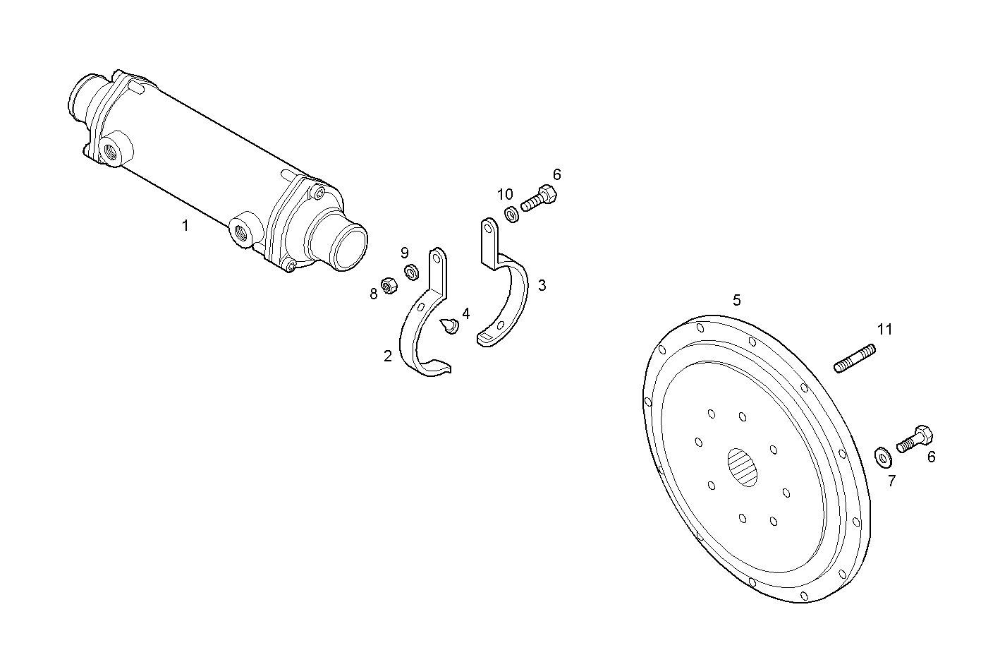 MARINE GEAR ZF-MPM IRM 220A - N67MNTM28.30 NEF 6 mechanic. parts diagram
