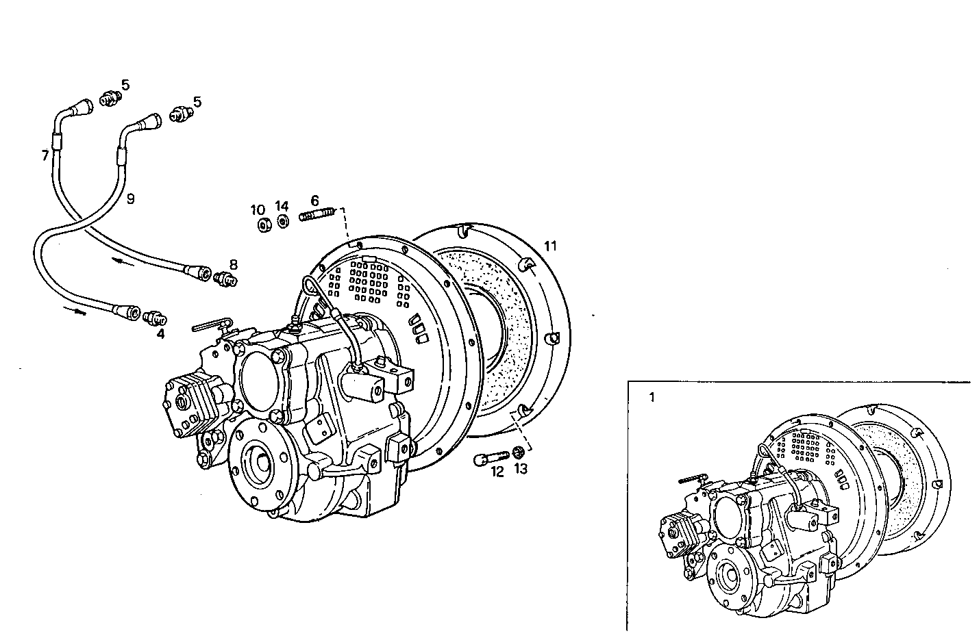 MARINE GEAR TWIN DISC MG 5061 - 8061SRM33.10 8061SRM33 parts diagram