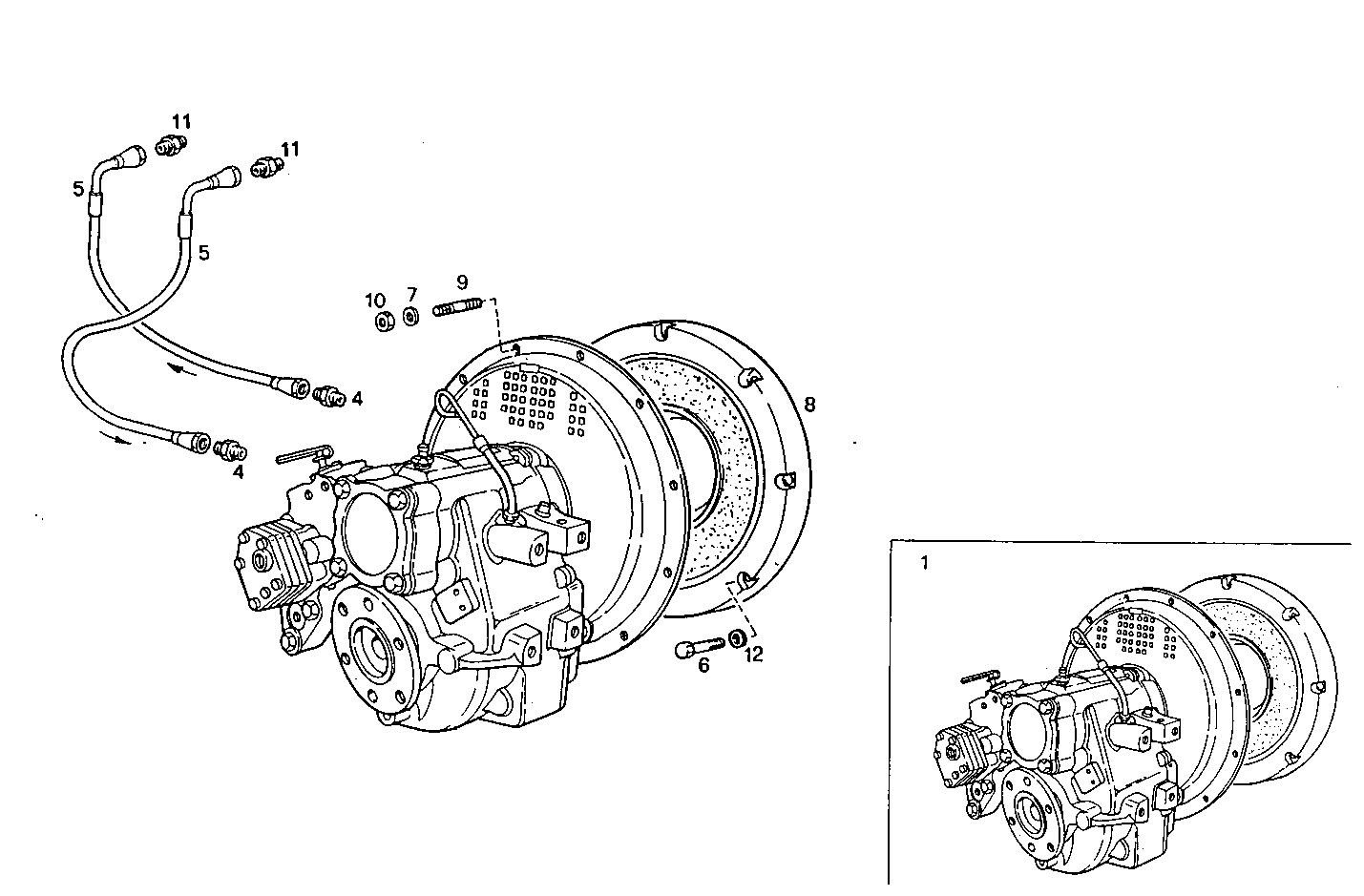 MARINE GEAR TWIN DISC MG 5061-A - 8061SRM33.10 8061SRM33 parts diagram