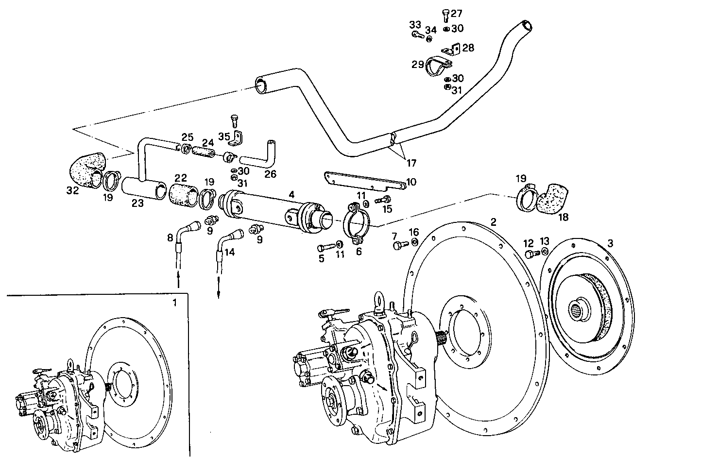 MARINE GEAR TECHNODRIVE TM 93 - 8041M08.21 8041M08 parts diagram