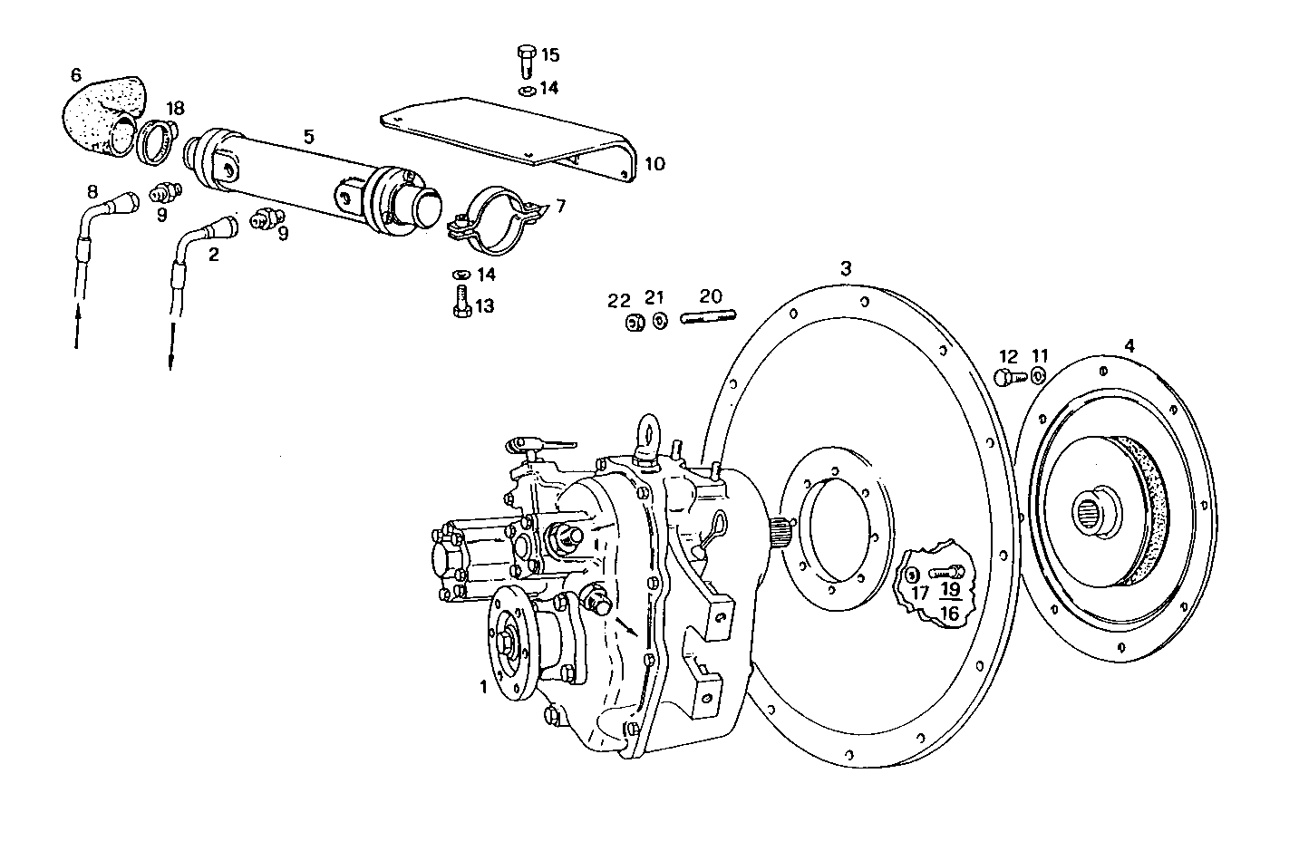 MARINE GEAR TECHNODRIVE TM 93 - 8065M12.01 8065M12 parts diagram