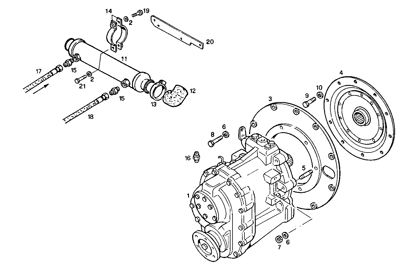 MARINE GEAR ZF-MPM IRM 41 A2 - 8061M12.00 8061M12 parts diagram