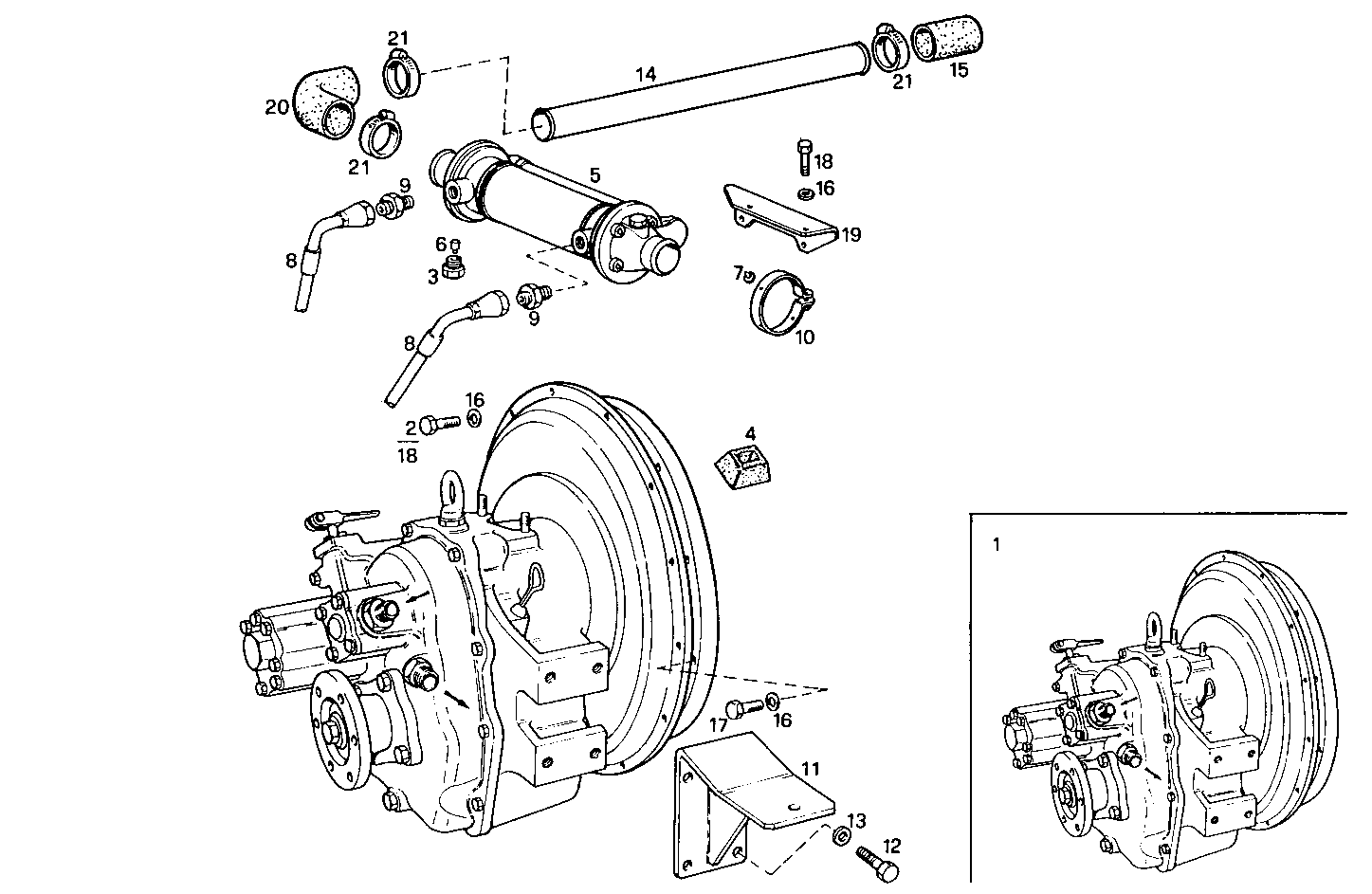 MARINE GEAR TECHNODRIVE TM 265 - 8210M22.10 8210M22 parts diagram