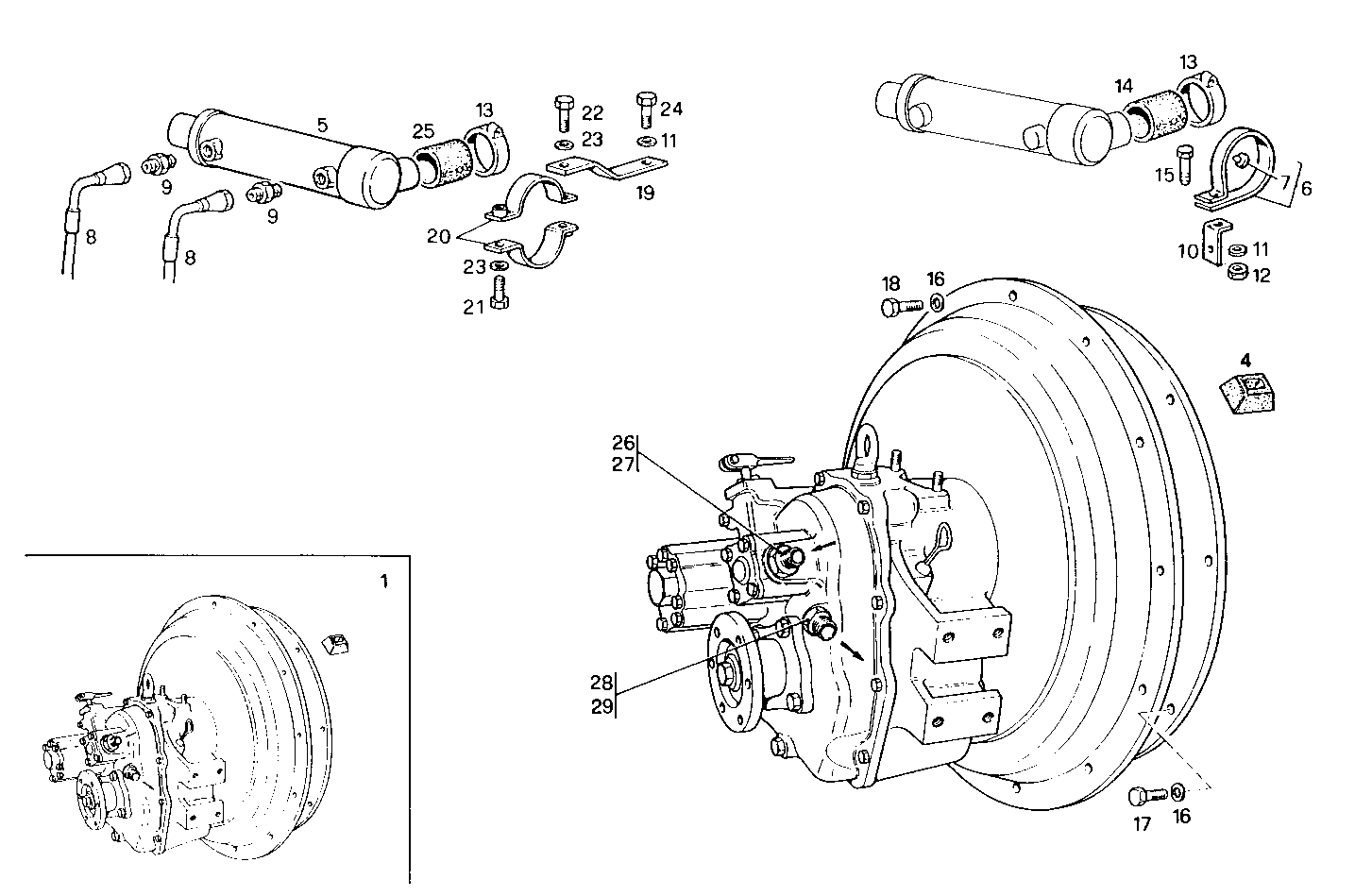 MARINE GEAR TECHNODRIVE TM 265 - 8361SM21.01 8361SM21 parts diagram