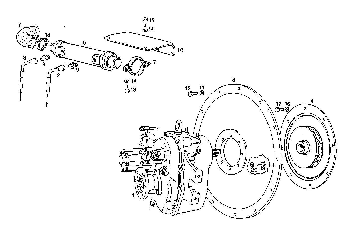 MARINE GEAR TECHNODRIVE TM 170 - 8041M08.01 8041M08 parts diagram