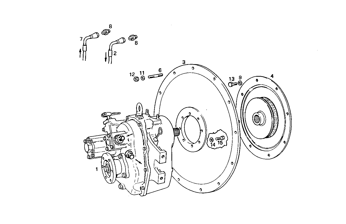 MARINE GEAR TECHNODRIVE TM 170 - 8061SM16.11 8061SM16 parts diagram