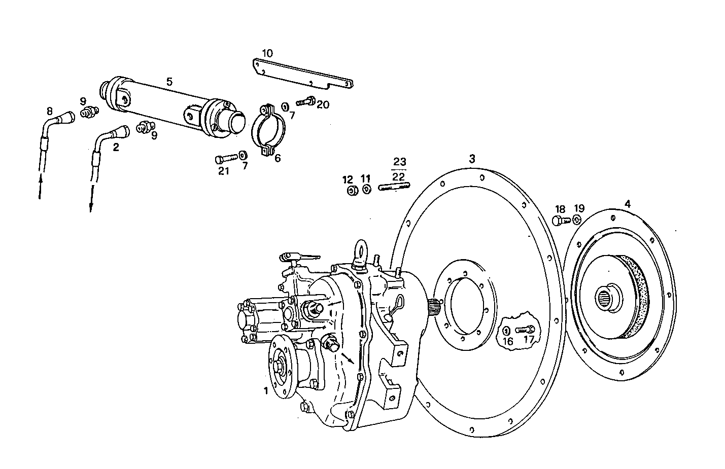 MARINE GEAR TECHNODRIVE TM 170 - 8041SRM15.10 8041SRM15 parts diagram