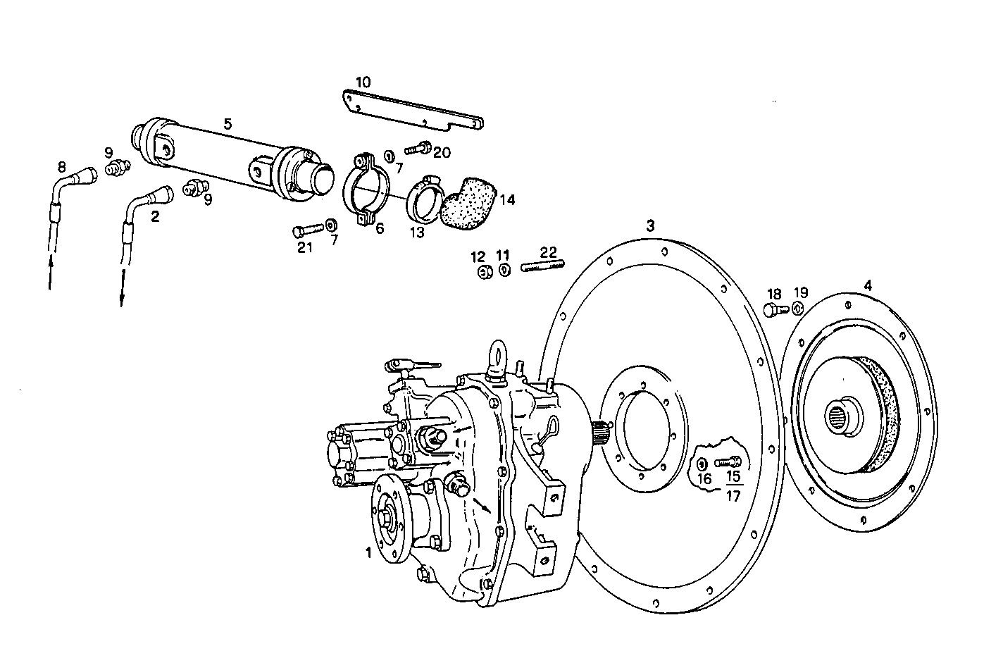 MARINE GEAR TECHNODRIVE TM 170 - 8065M12.00 8065M12 parts diagram