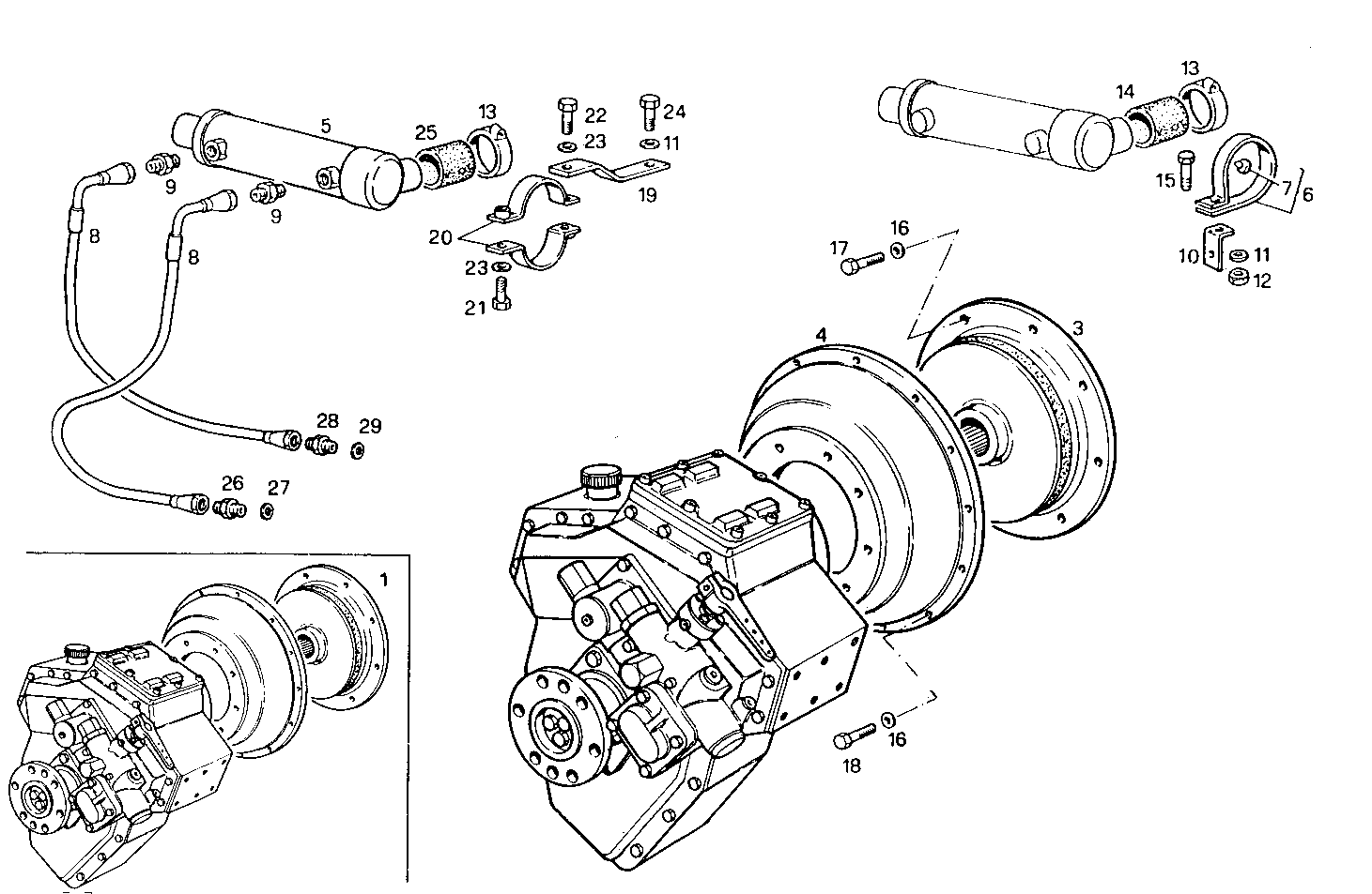 MARINE GEAR TECHNODRIVE TM 200 B - 8361SM21.01 8361SM21 parts diagram