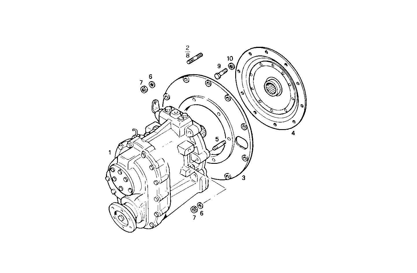 MARINE GEAR ZF-MPM IRM 50 A2 - 8061SRM24.00 8061SRM24 parts diagram