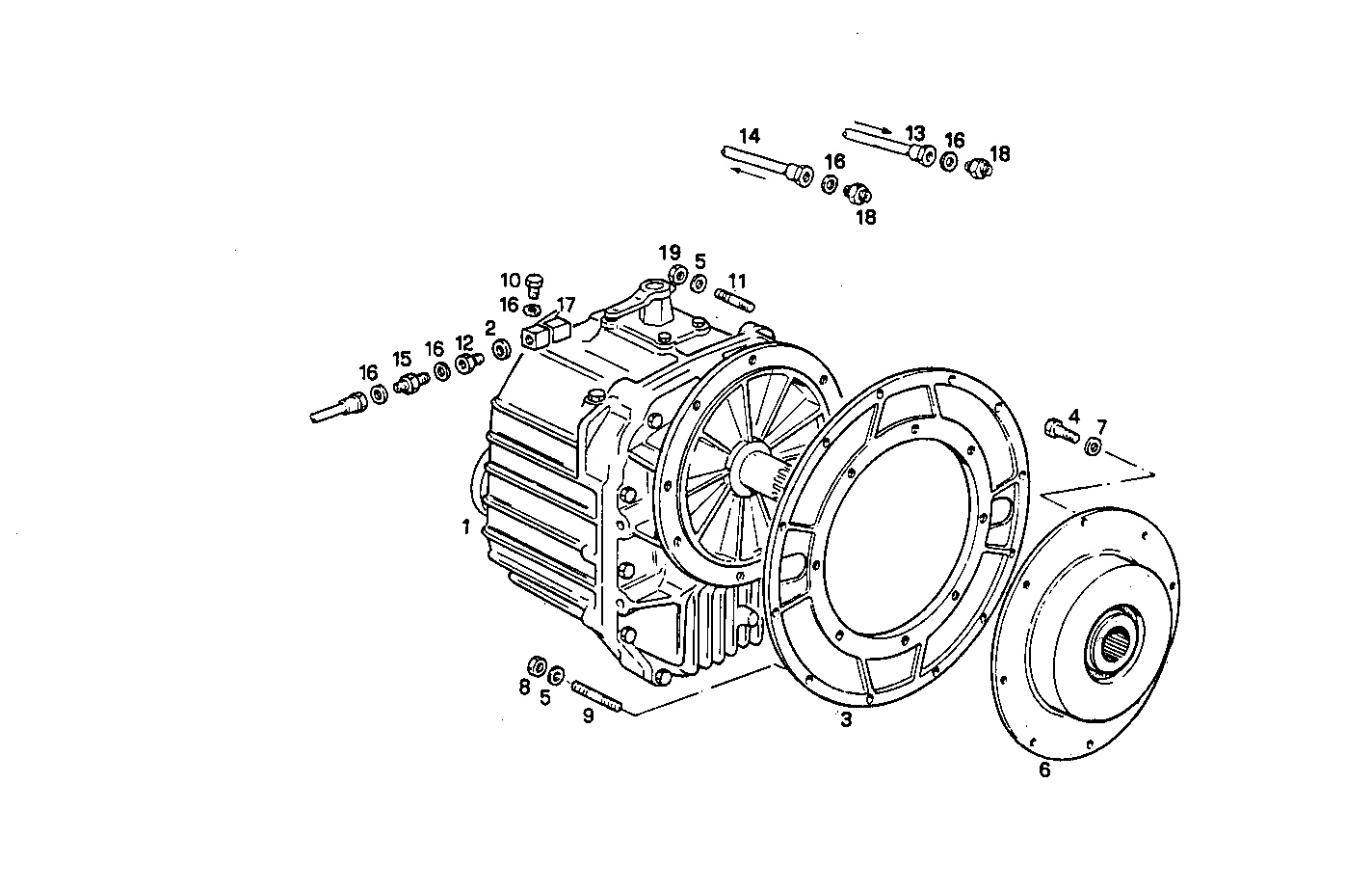 MARINE GEAR HURTH HSW 630 A - 8061SRM25.12 8061SRM25 parts diagram