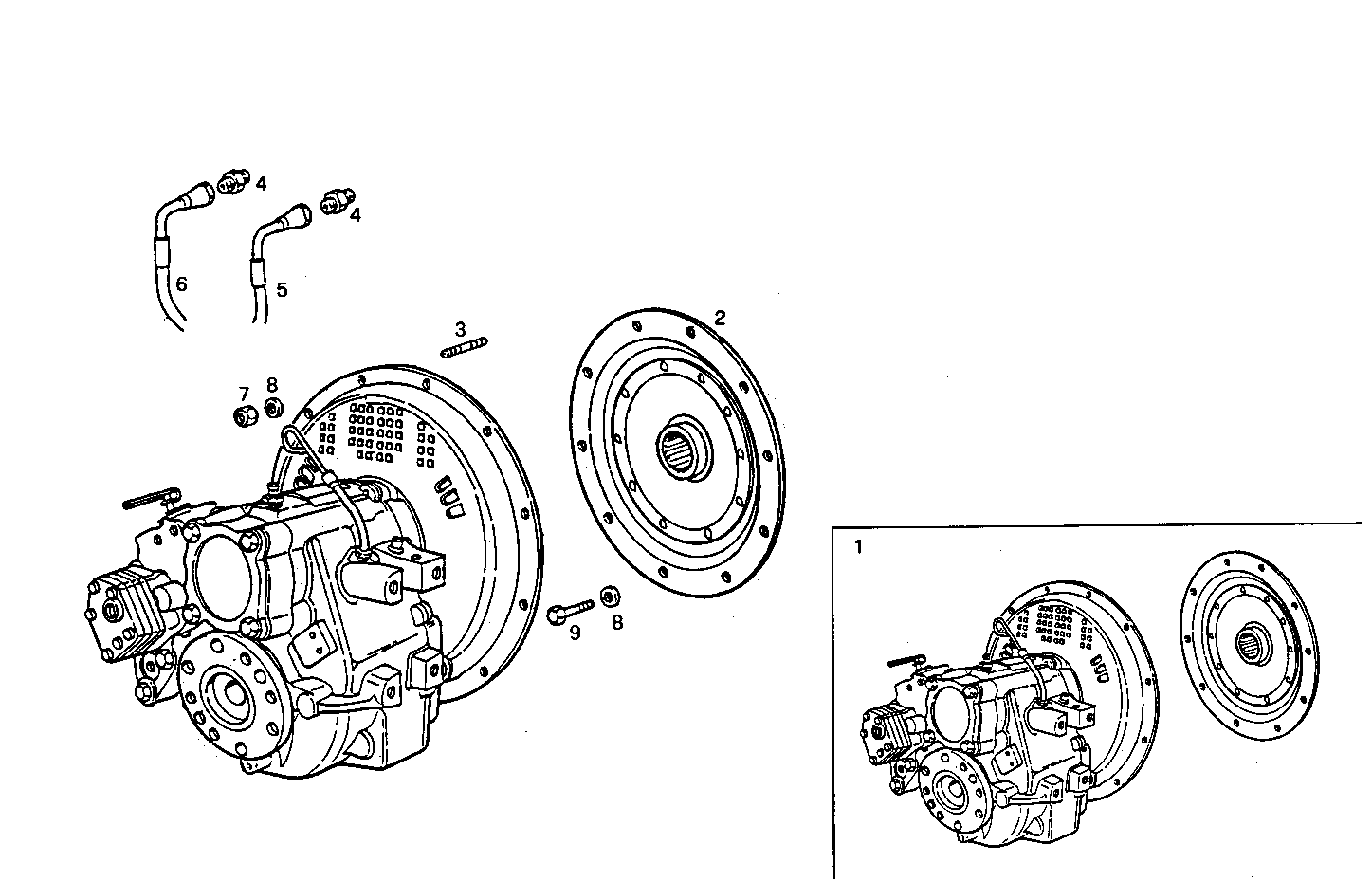 MARINE GEAR TWIN DISC MG 5050 A - 8061SRM30.10 8061SRM30 parts diagram