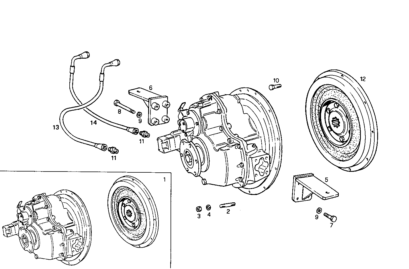 MARINE GEAR TWIN DISC MG 507 A2 - 8460SRM28.13 8460SRM28 parts diagram