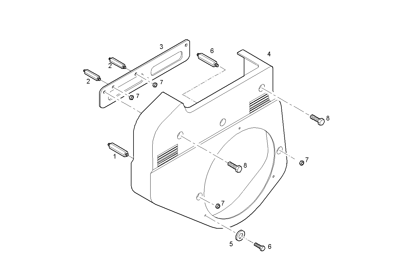 Twin-engine - N60ENTM40.10 NEF 6 electron. parts diagram