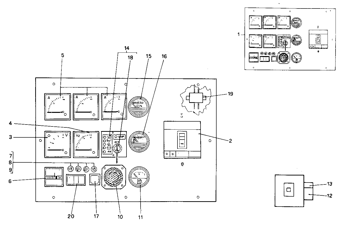 250KVA-24V-400A - GS8210SRi25.00 GS8210SRi25 parts diagram