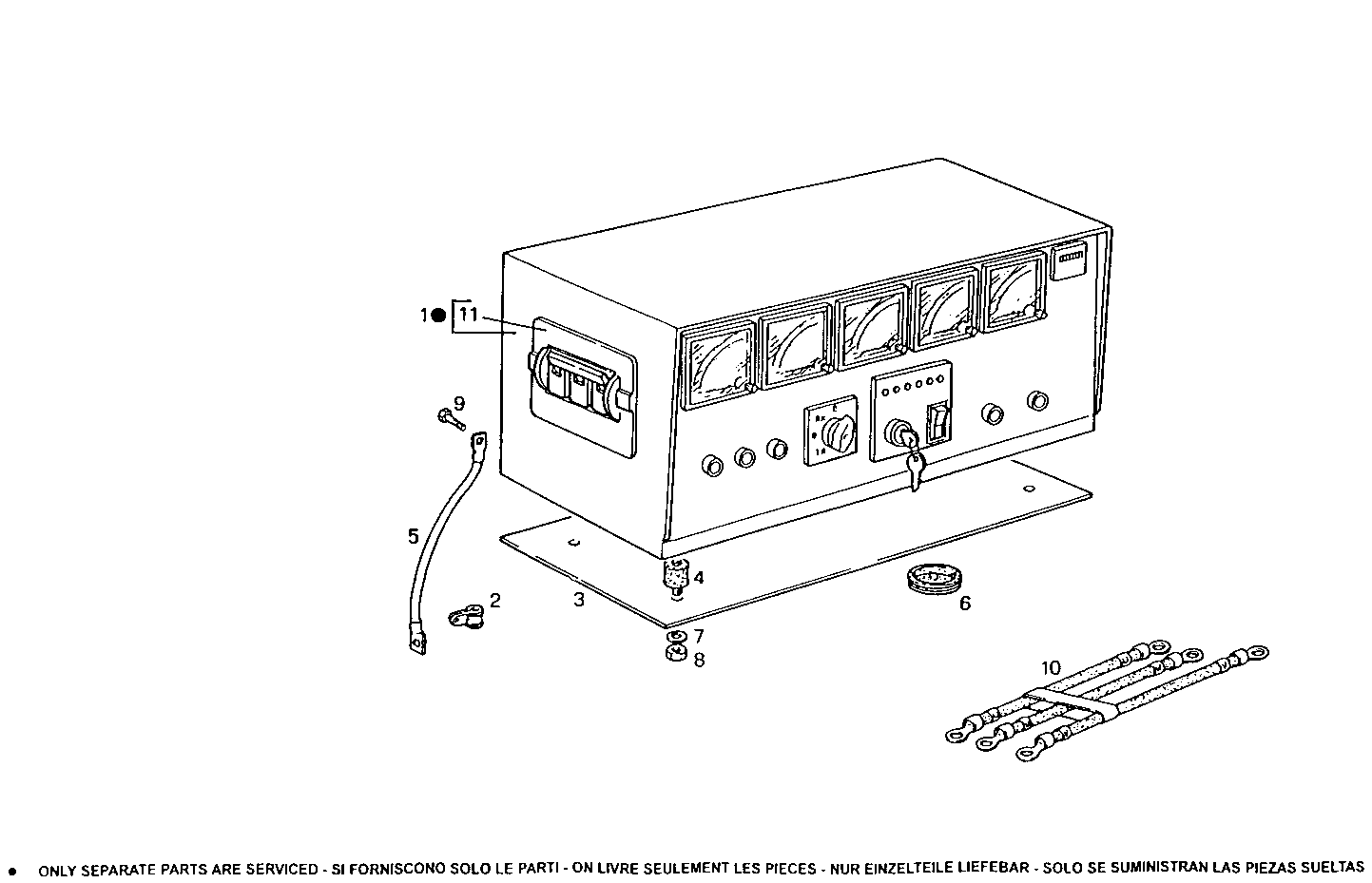 30KVA 220V 50HZ - GE8031i05.05A901 GE8031i05 parts diagram
