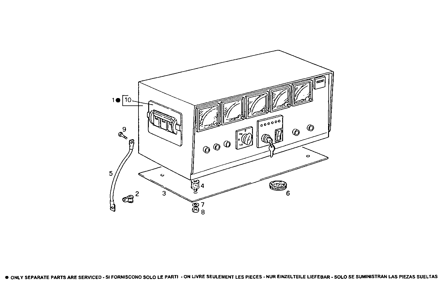 24KVA 220V 60HZ - GE8031i05.05A900 GE8031i05 parts diagram