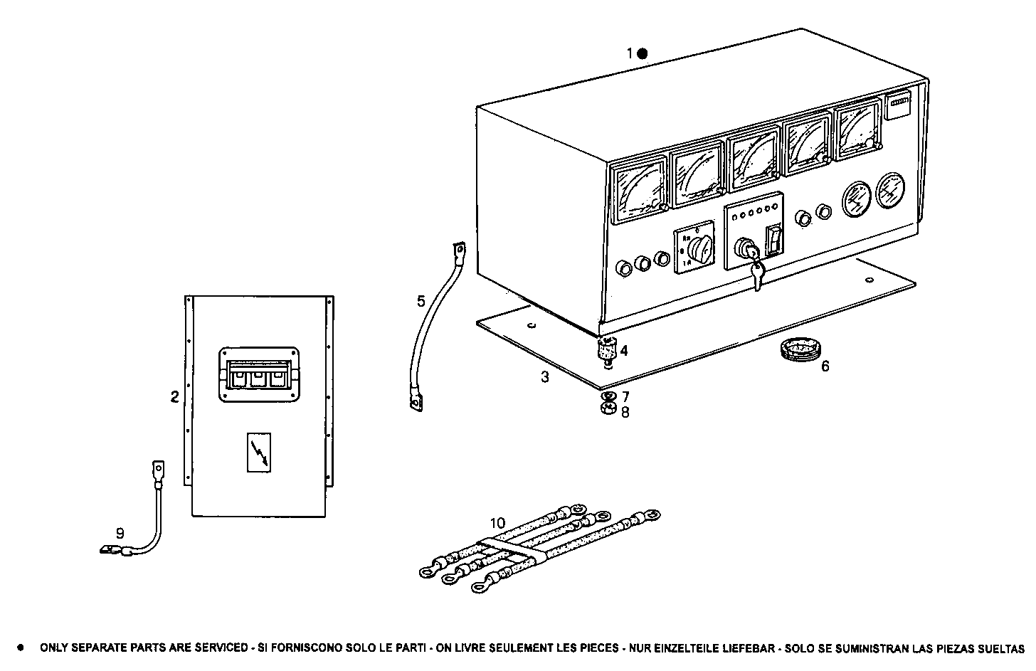 70-80KVA 220V 50-60HZ - GE7450Si15.05A905 GE7450Si15 parts diagram
