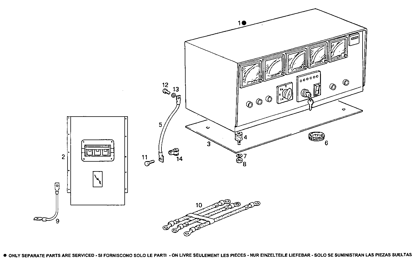 105-118KVA 380V 50-60Hz - GE7675Si15.05A905 GE7675Si15 parts diagram