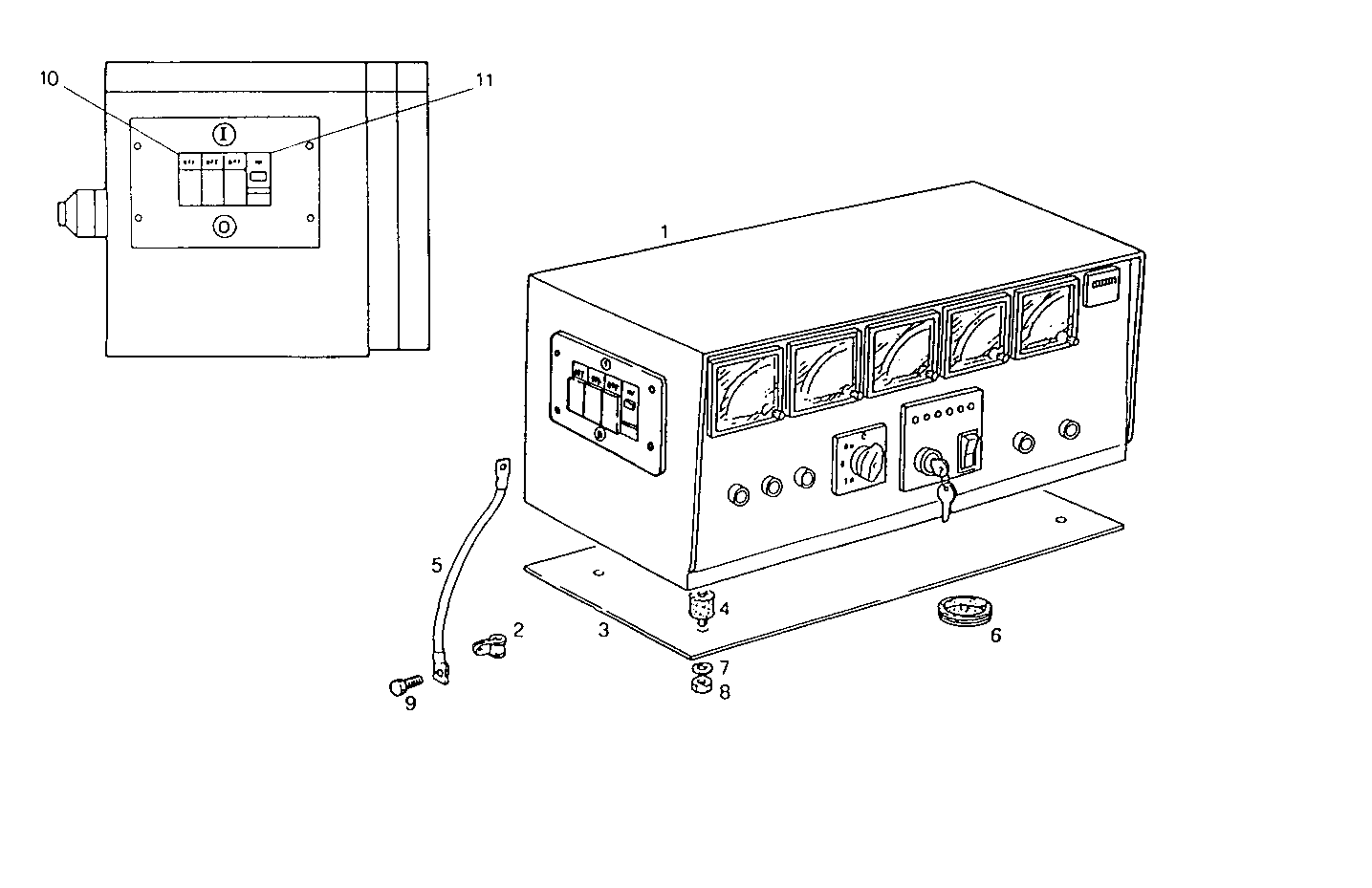 40KVA 380V 50Hz - GE8041i06.55A905 GE8041i06 parts diagram