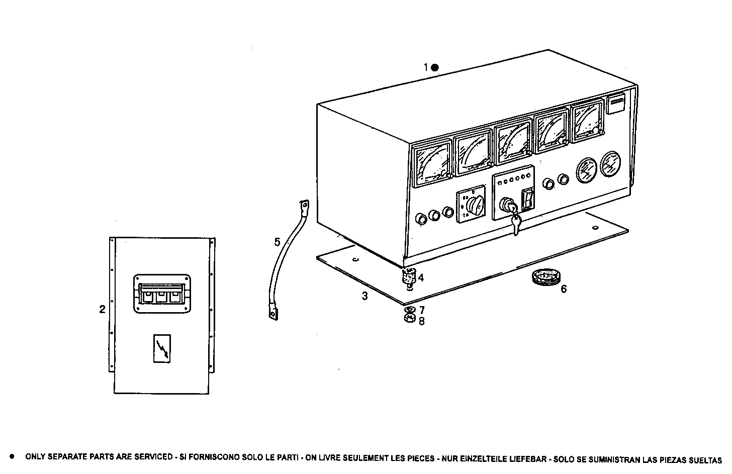 70-80KVA 220V 50-60Hz - GE7450Si15.05A905 GE7450Si15 parts diagram