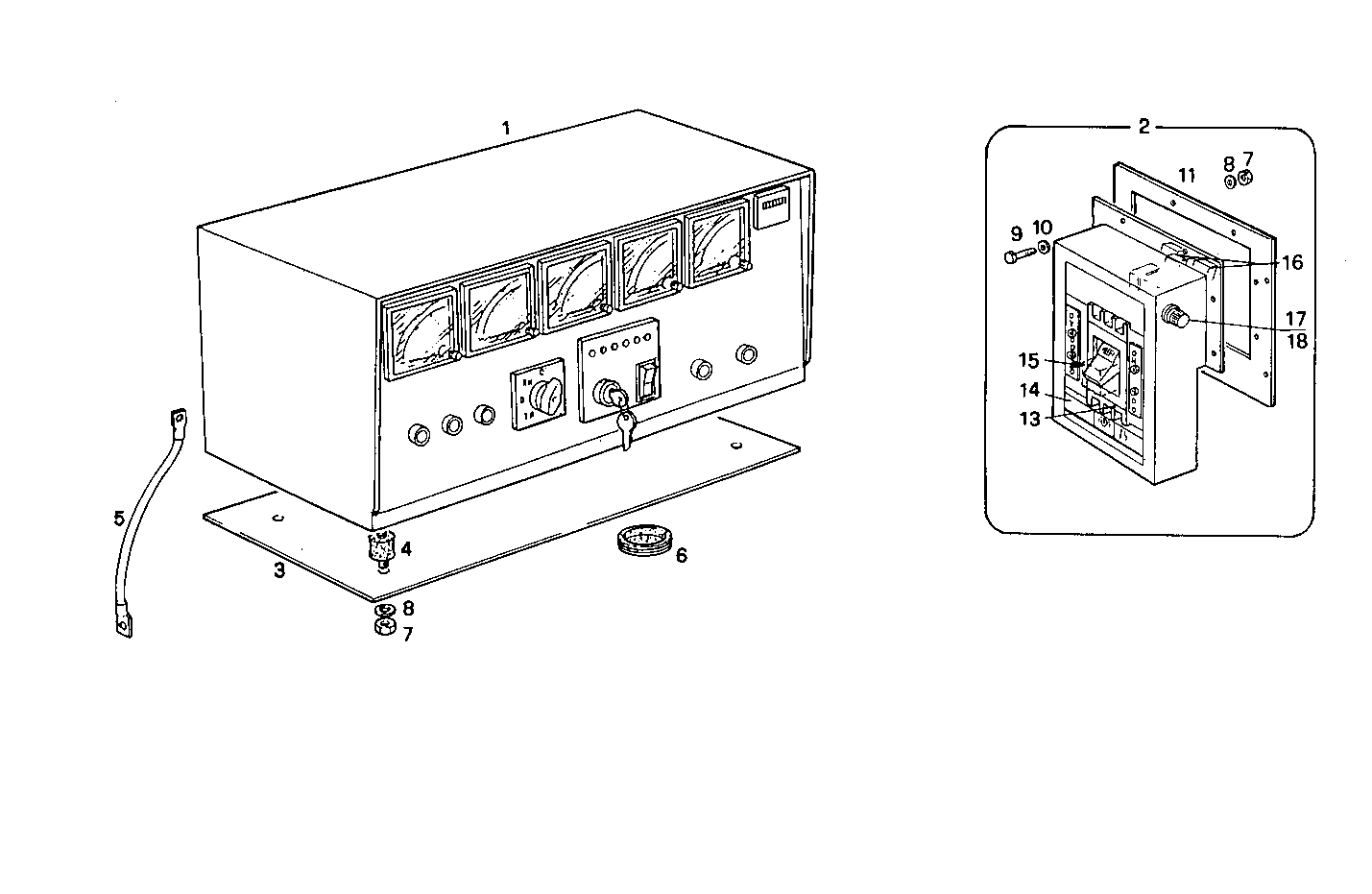 105-118KVA 380V 50-60Hz - GE7675Si15.05A905 GE7675Si15 parts diagram