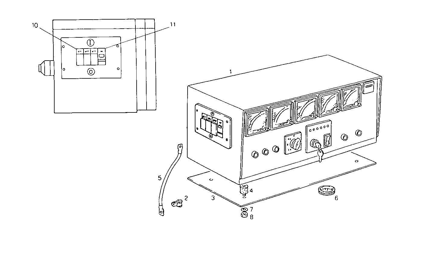 70KVA 380V 50Hz - GE7450Si15.05A905 GE7450Si15 parts diagram