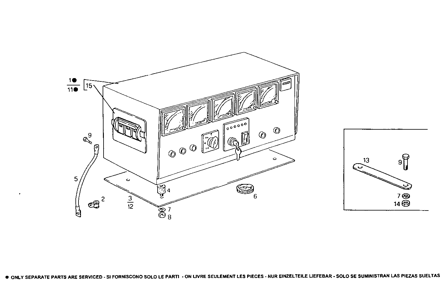 30KVA 380V 50Hz - GE8031i05.05A905 GE8031i05 parts diagram