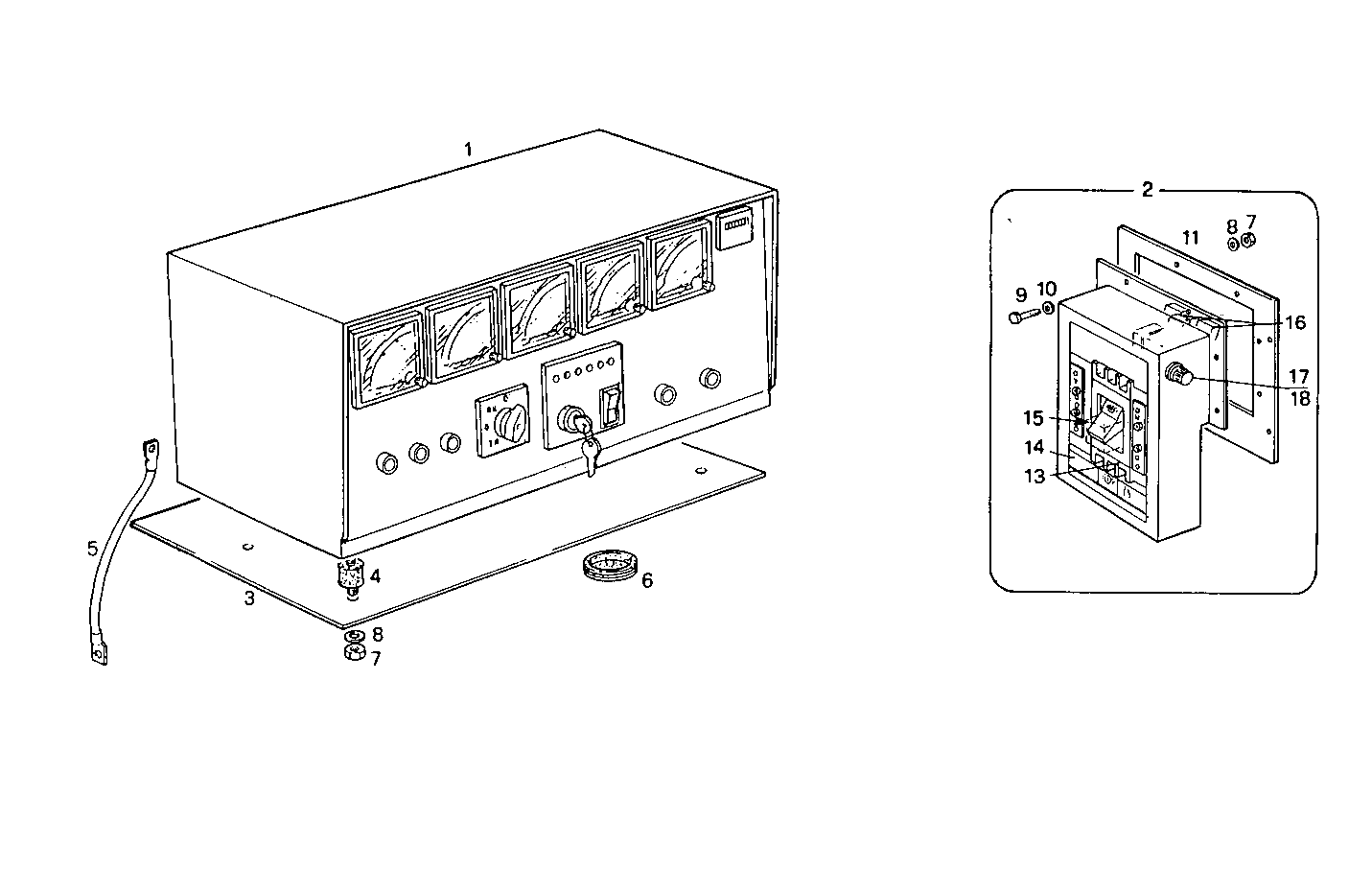80-95KVA 380V 50-60Hz - GE8061Si16.06A955 GE8061Si16 parts diagram