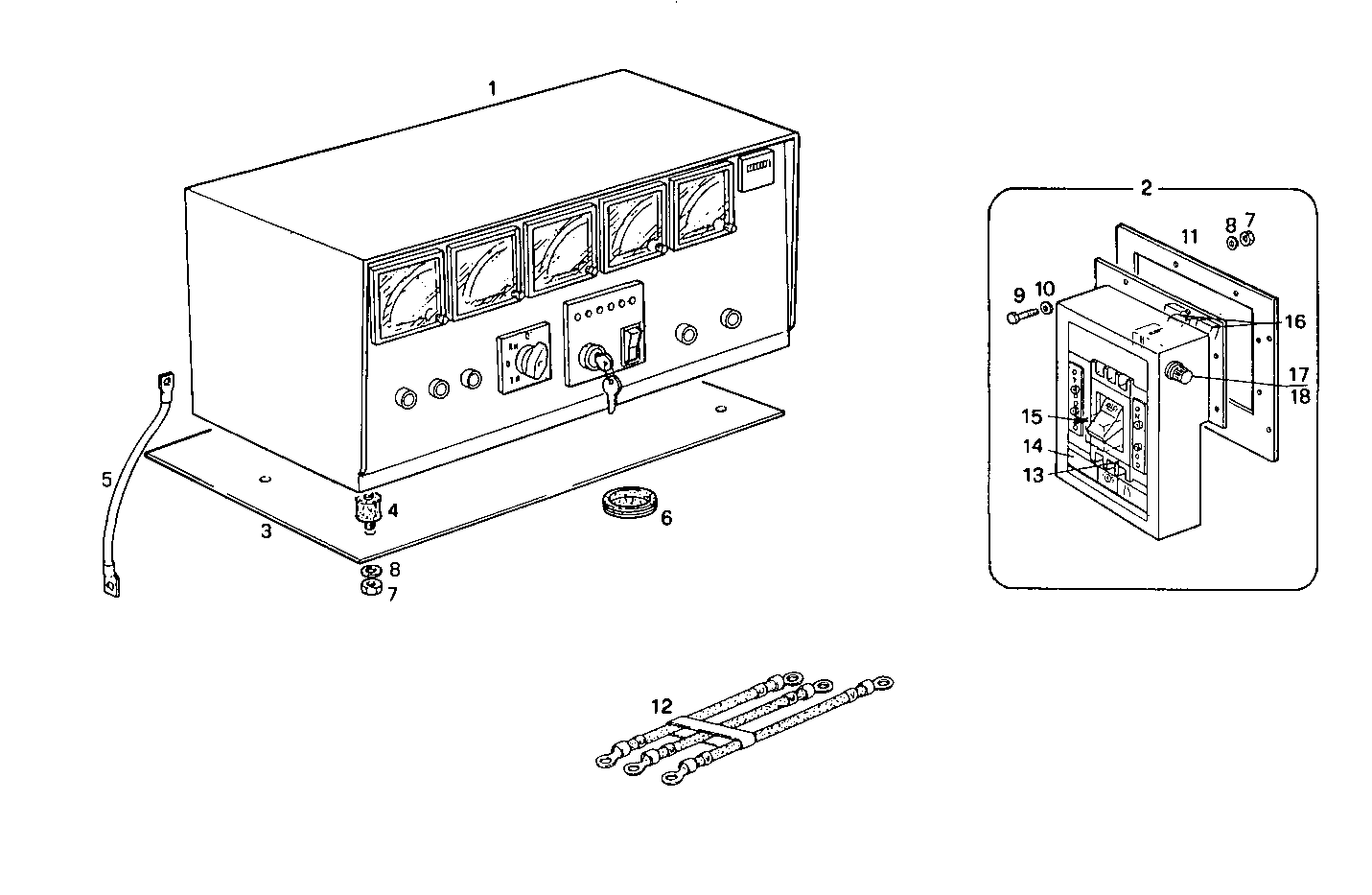 105KVA 220V 50Hz - GE7675Si15.05A905 GE7675Si15 parts diagram