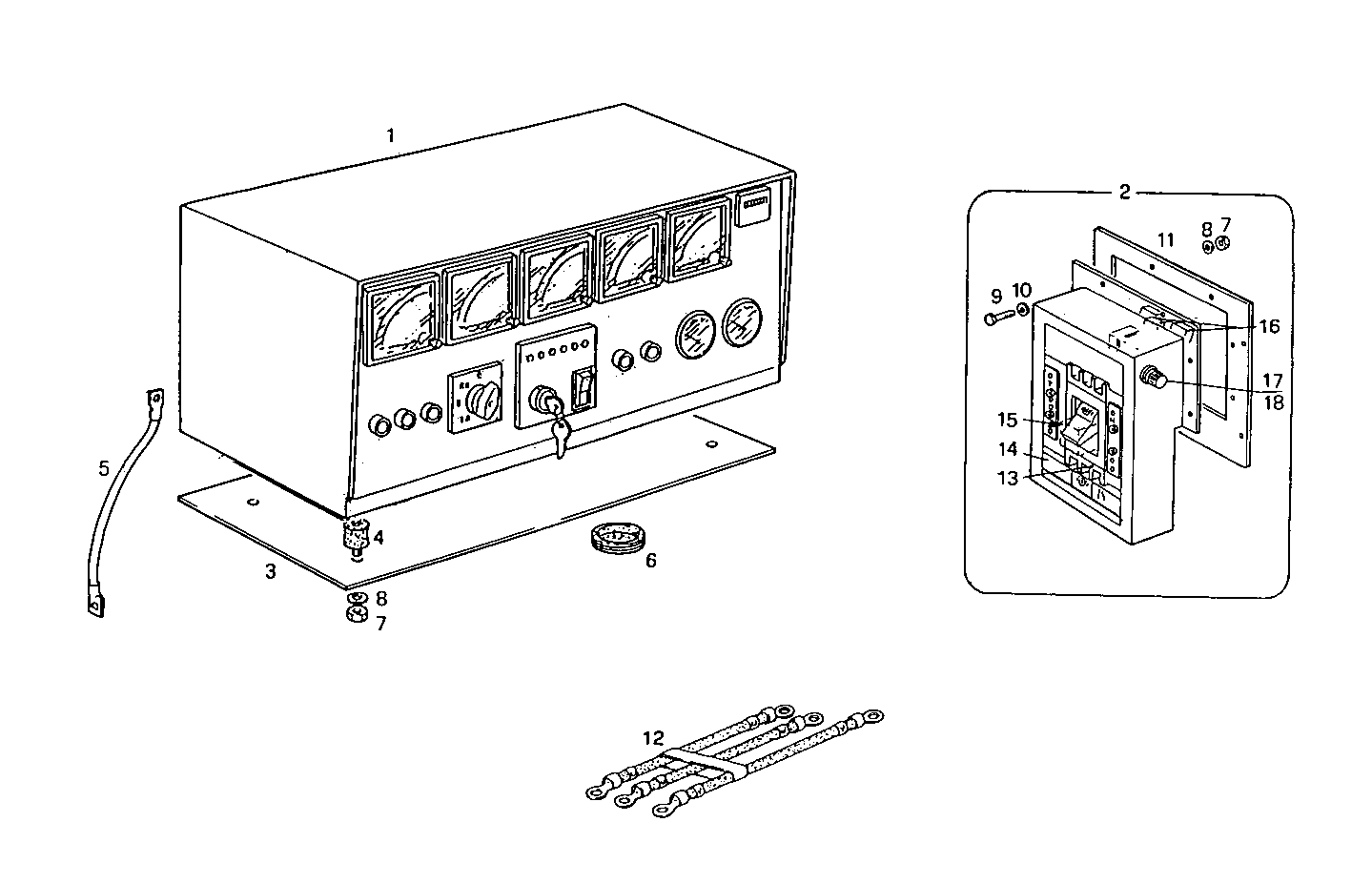 47KVA 220V 60Hz - GE8041i06.55A905 GE8041i06 parts diagram