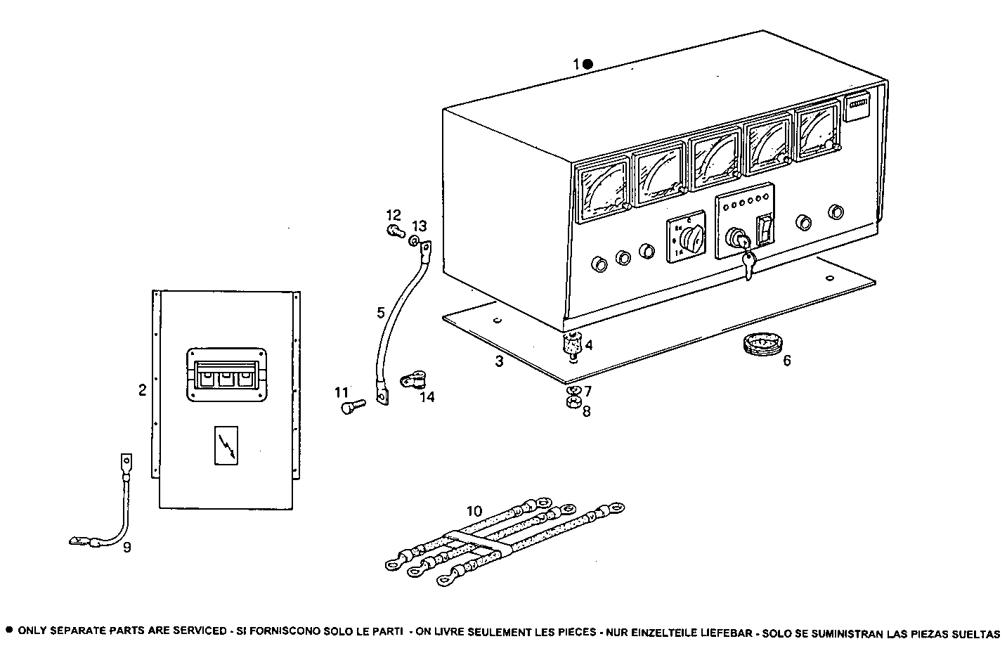 105-118KVA 220V 50-60Hz - GE7675Si15.05A905 GE7675Si15 parts diagram