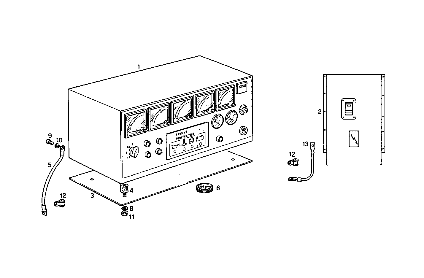 150KVA 380V 50HZ - GE8361SRi25.00A50S GE8361SRi25 parts diagram