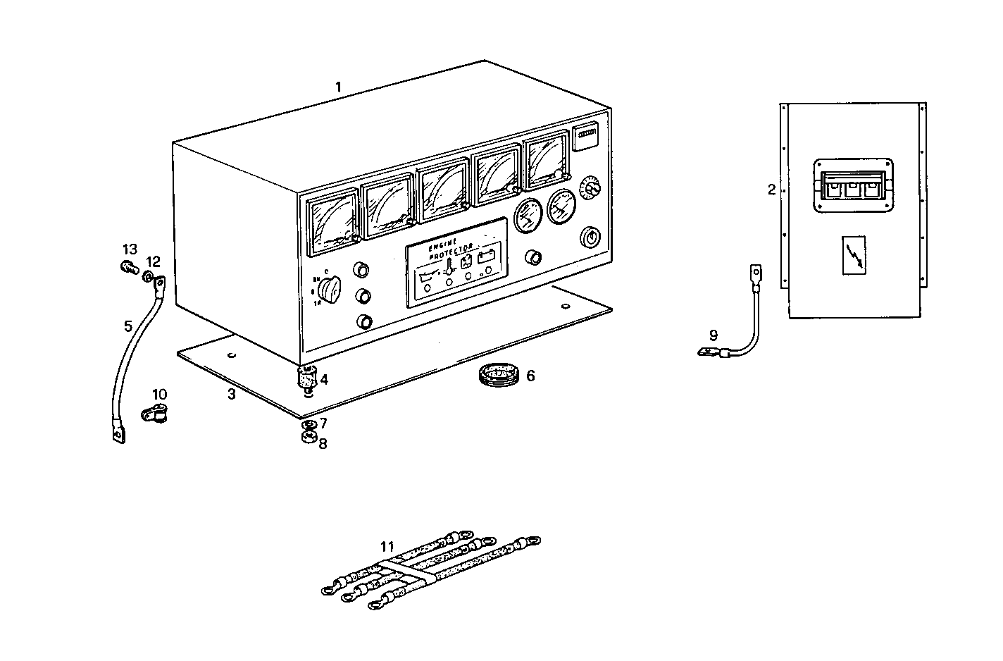 170KVA 220V 60HZ - GE8361SRi25.06A955 GE8361SRi25 parts diagram