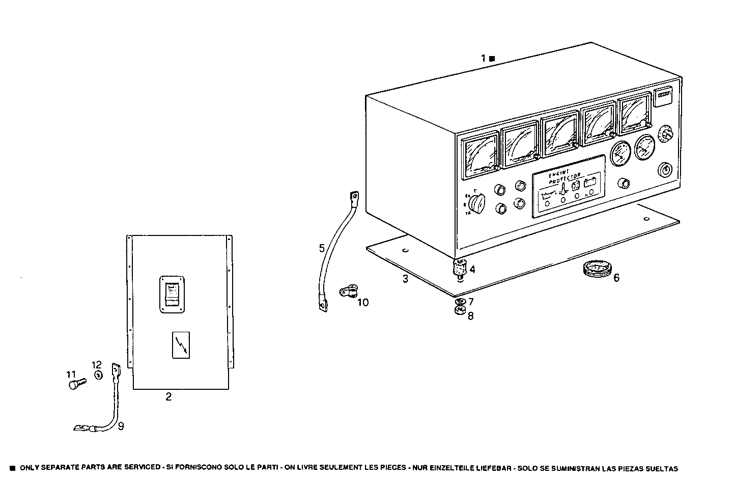250-265KVA 380V 50-60HZ - GE8210SRi25.00A955 GE8210SRI25 parts diagram