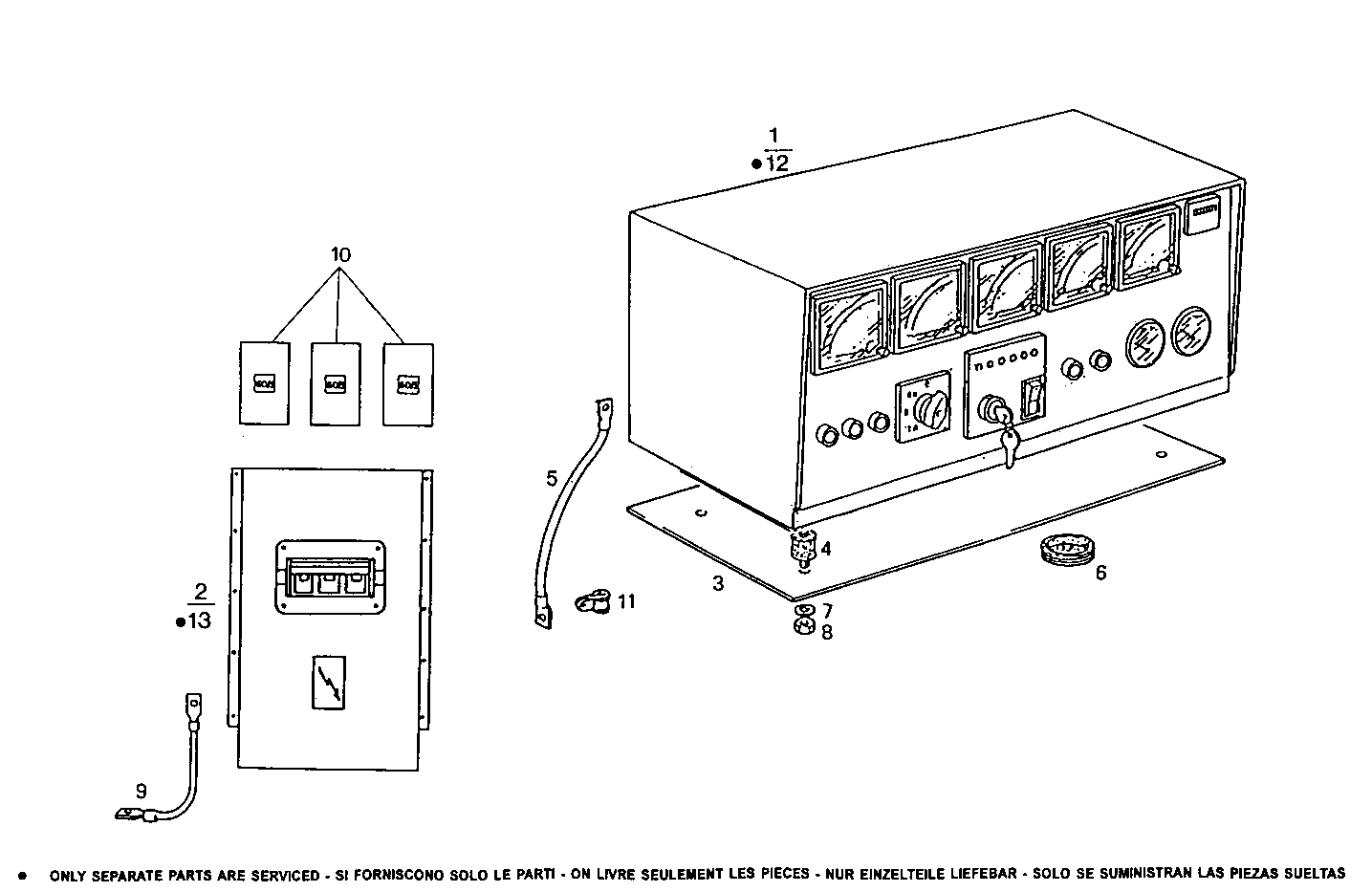 265KVA 220V 60HZ - GE8210SRi25.00A955 GE8210SRI25 parts diagram