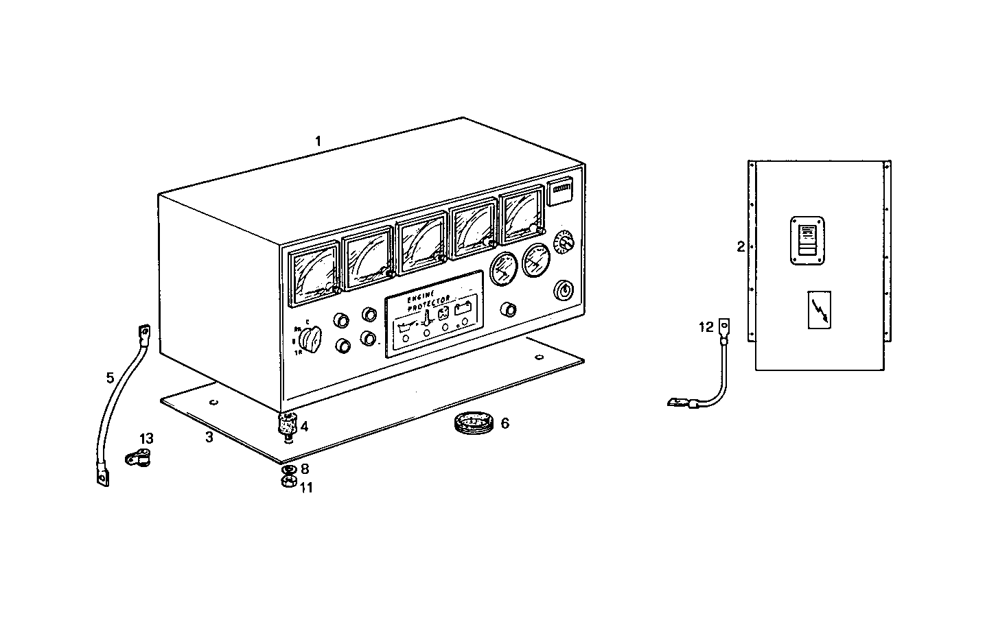 150KVA 380V 50HZ - GE8361SRi25.00A50L GE8361SRi25 parts diagram