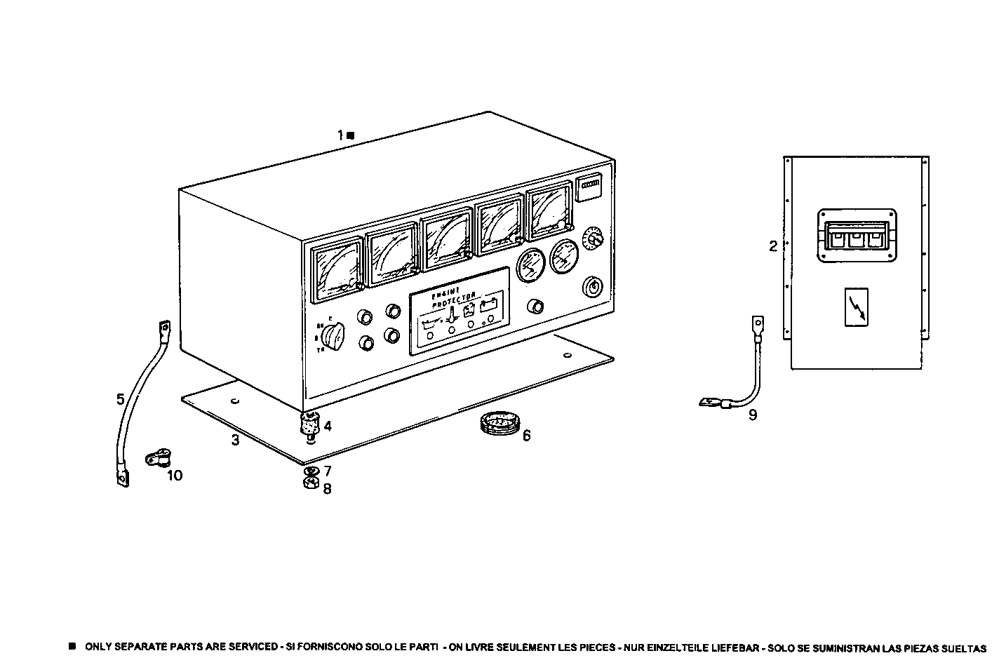 150-170KVA 380V 50-60HZ - GE8361SRi25.06A955 GE8361SRi25 parts diagram