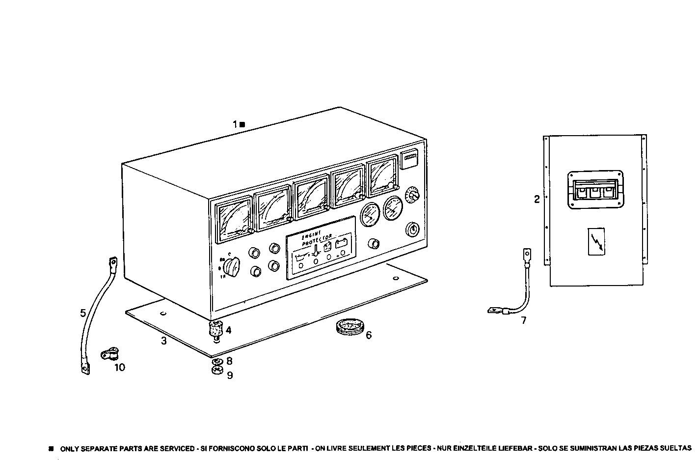 170KVA 220V 60HZ - GE8361SRi25.06A955 GE8361SRi25 parts diagram